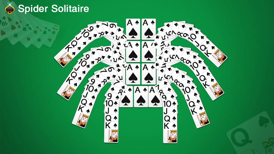 Spider Solitaire screenshot