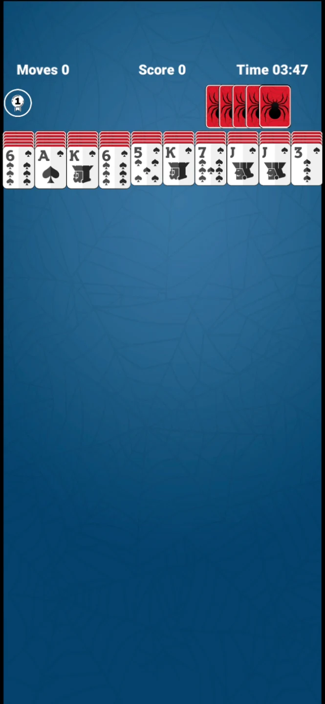 Spider Solitaire screenshot