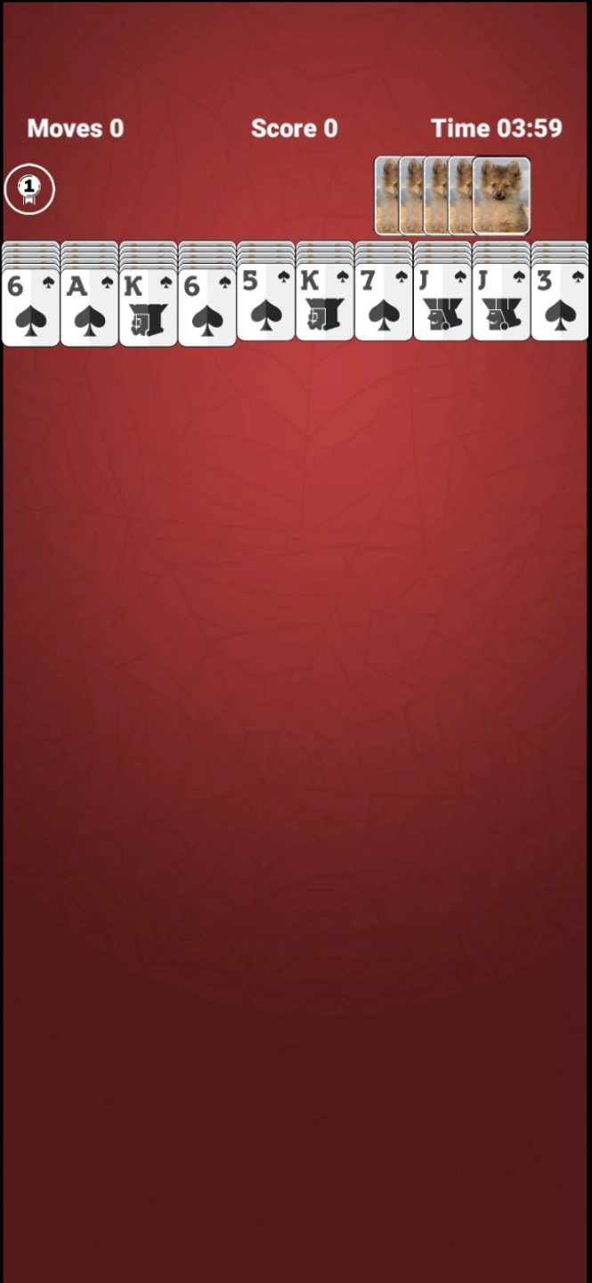 Spider Solitaire screenshot